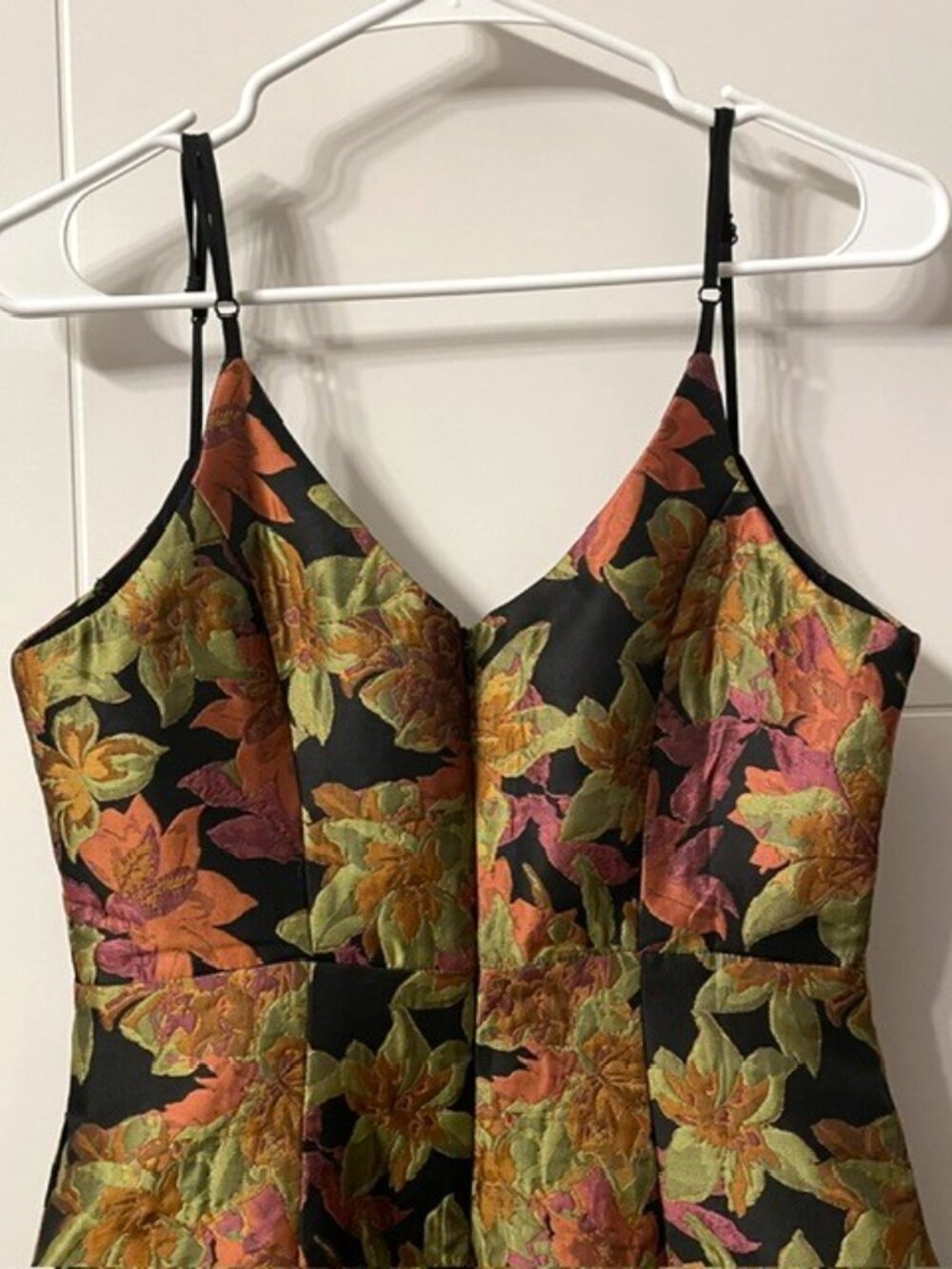 NWT Lulus Ready for Festivities Floral Jacquard Mini Dress Size Small - Picture 11 of 16